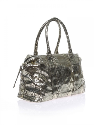 Product Title: Cosmic Radiance Gift Bag
Brand: Britney Spears
Color: Golden/Black
Material: Polyester/Leather/Textile
Handbag Type: Clutches
